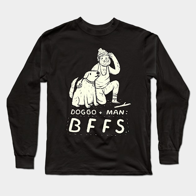 mans best BFF Long Sleeve T-Shirt by Louisros